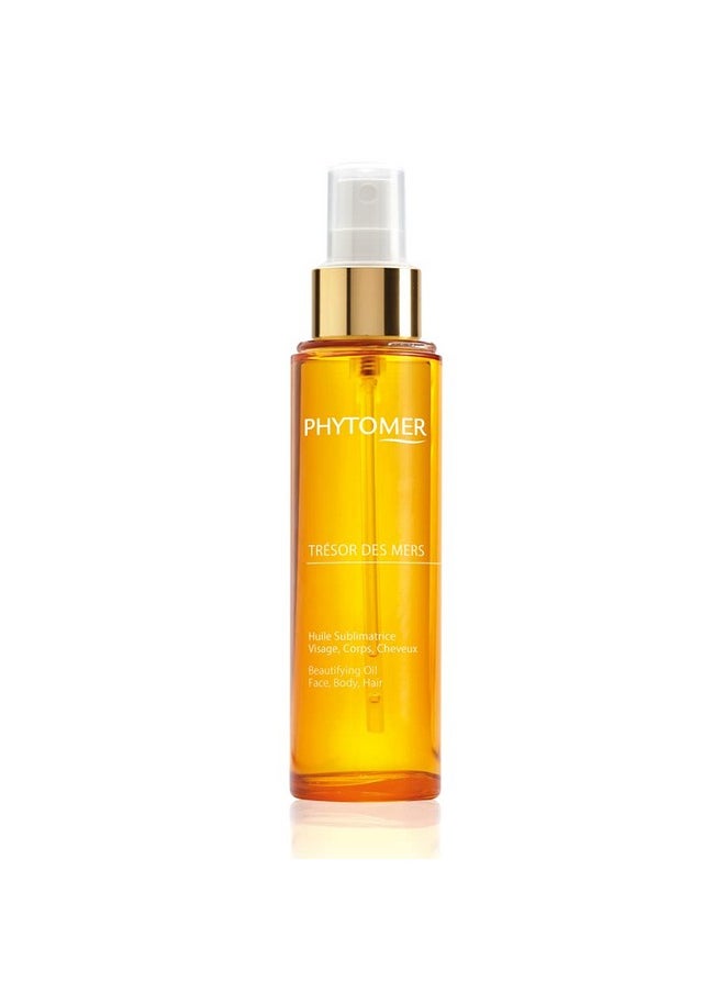 Phytomer - Trésor Des Mers Hydrating Oil For Face Body And Hair Moisturize Nourish Protect Skin & Hair Hydrating Dry Oil Mist Illuminating Beauty Elixir For Glowing Skin 100 Ml - Image 1