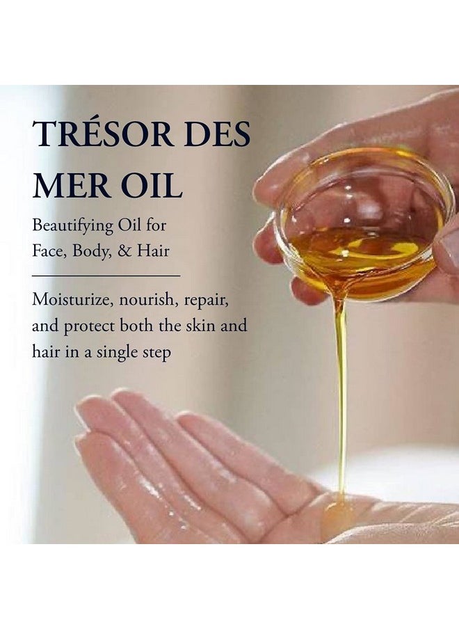 Phytomer - Trésor Des Mers Hydrating Oil For Face Body And Hair Moisturize Nourish Protect Skin & Hair Hydrating Dry Oil Mist Illuminating Beauty Elixir For Glowing Skin 100 Ml - Image 1
