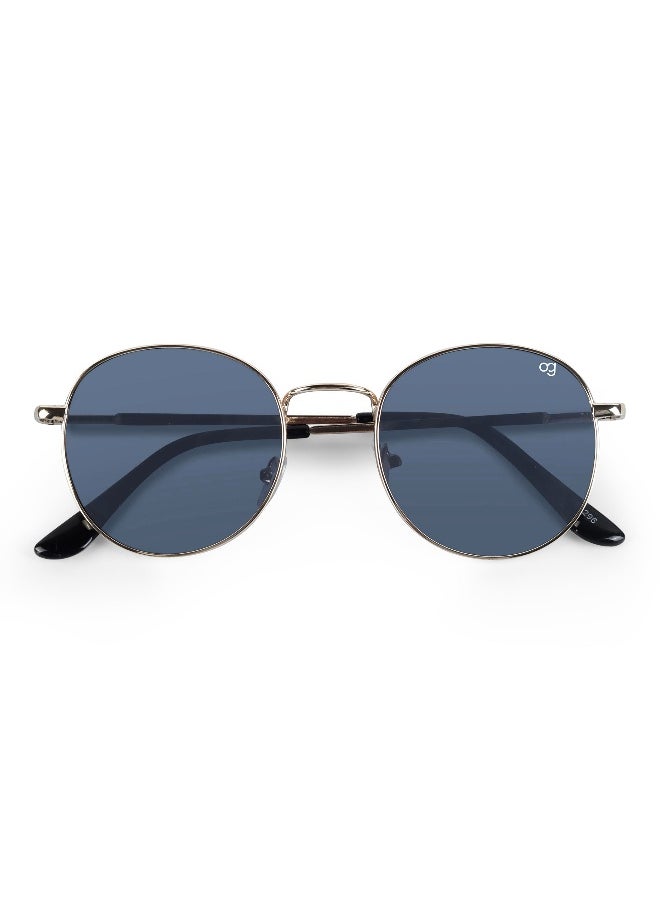 Woggles Rigel Golden Round Sunglasses  - Image 3