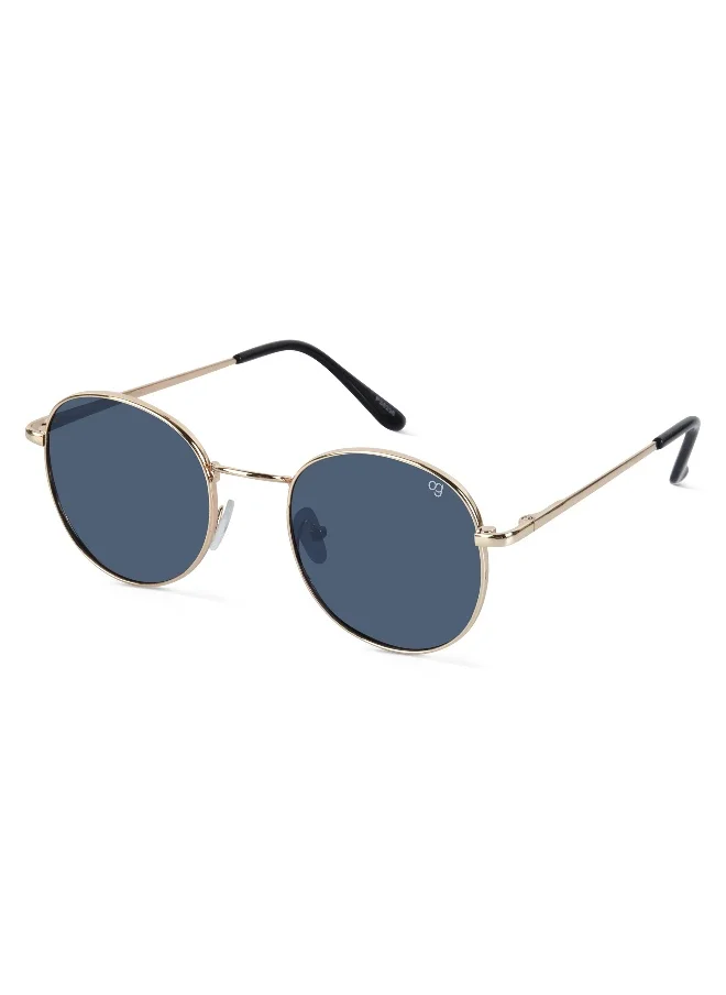 Woggles Rigel Golden Round Sunglasses