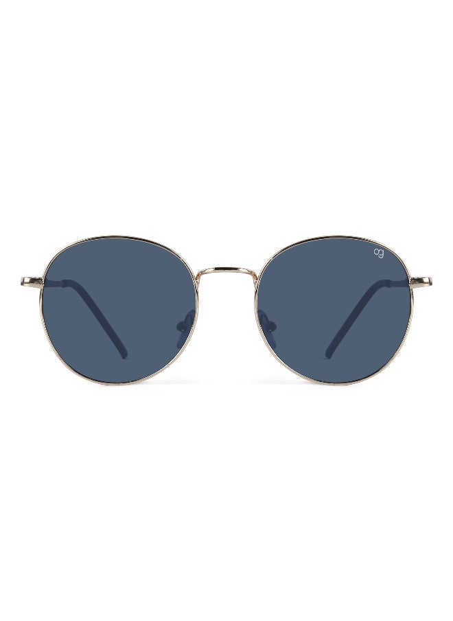 Woggles Rigel Golden Round Sunglasses  - Image 4