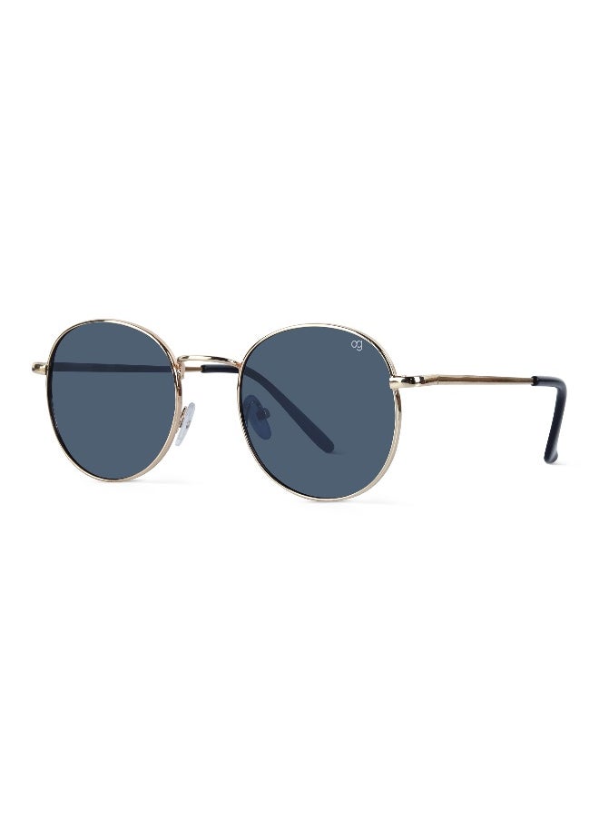 Woggles Rigel Golden Round Sunglasses  - Image 5