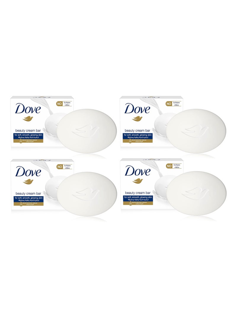 دوف قالب صابون للعناية بالبشرة من دوف، لون ابيض - 125x 4 جم - Image 1