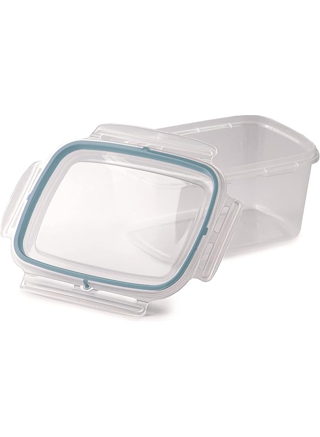 Snips Rectangular Plastic Food Container Set 3 Pieces, 18.4 X 13.8 X 12 Cm Size, 0.6 Liter Capacity - Image 4