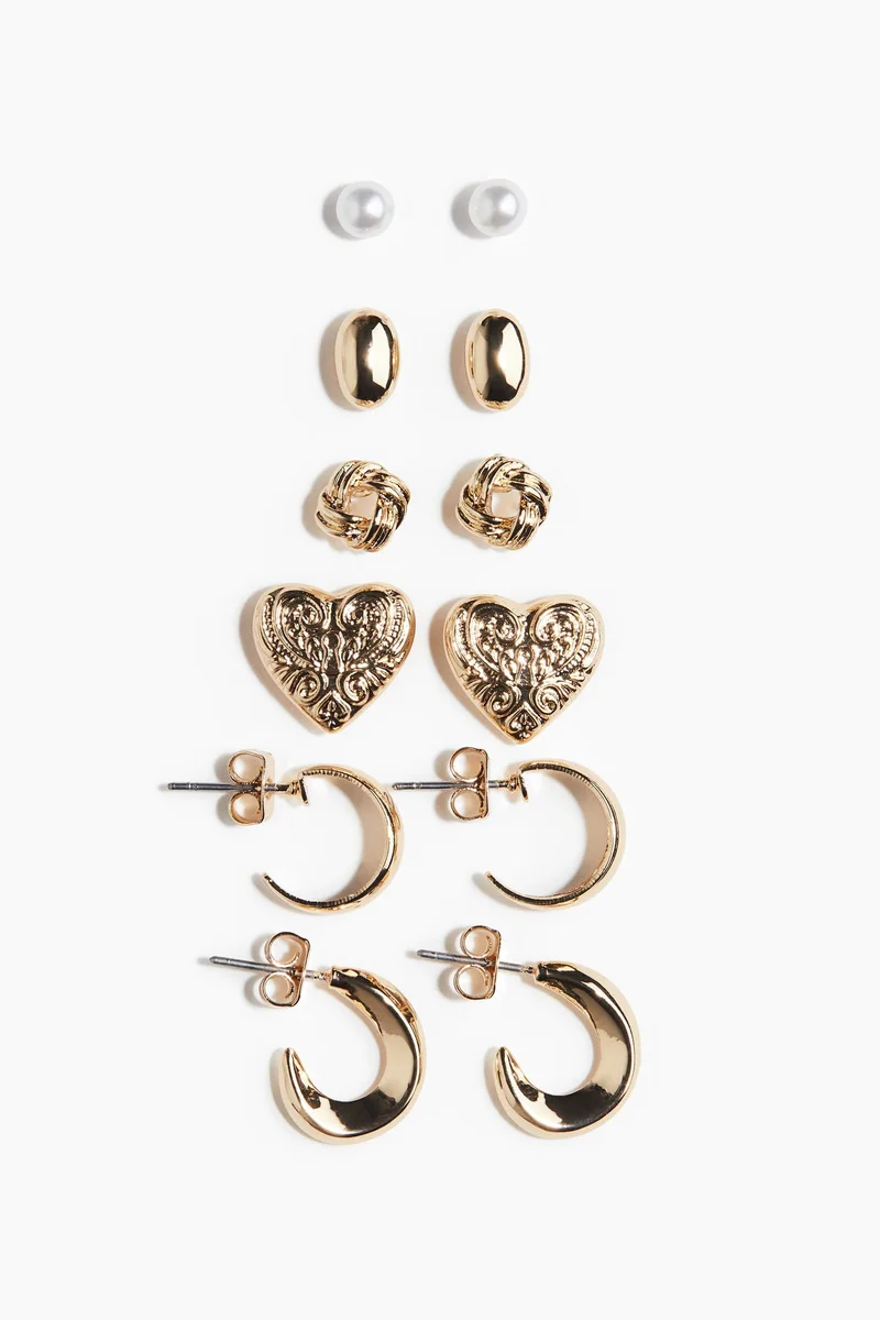 H&M 6 pairs earrings