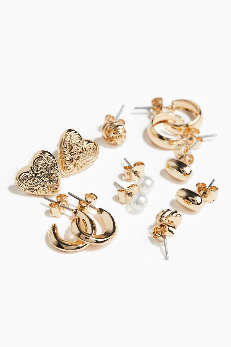 H&M 6 pairs earrings