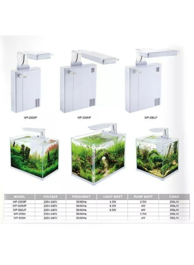 SOBO B&K SOBO LED Lamp Back Hanging Filter 2 in 1 Aquarium Fish Tank Equipment - Image 3