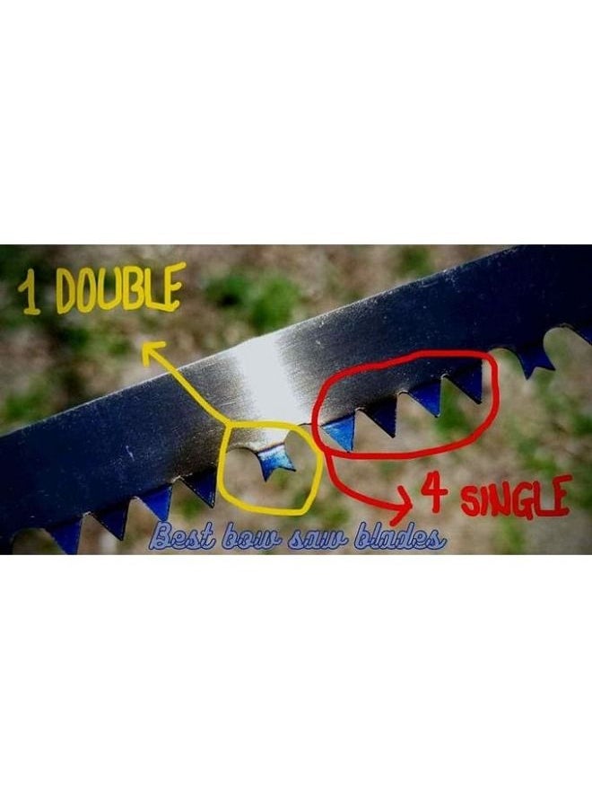 WISEUP - Bow Saw All Purpose Blad 100 X 25 X 0.25 Cm 36 Inch - Image 1
