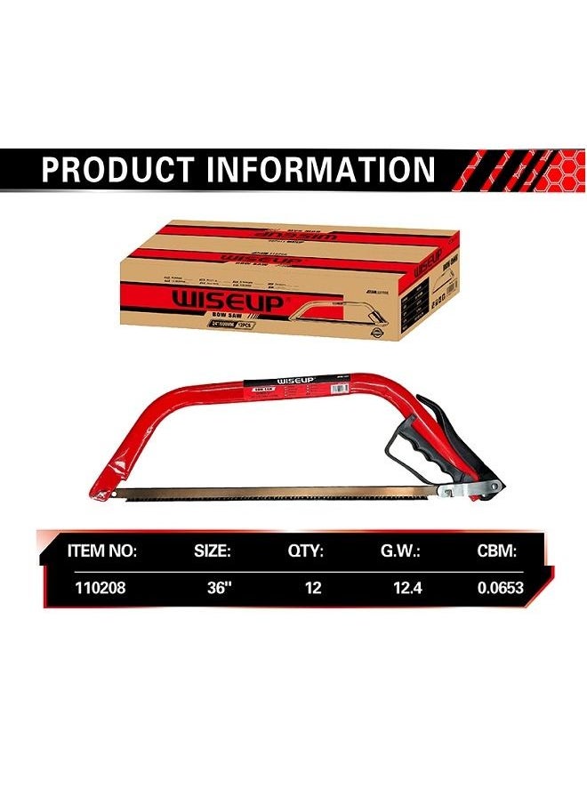 WISEUP - Bow Saw All Purpose Blad 100 X 25 X 0.25 Cm 36 Inch - Image 1