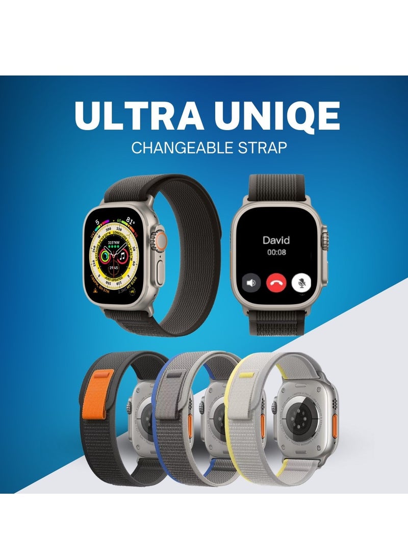 Wearfit Pro - N8 Ultra Smart Watch With 2 Strap Series 8 49mm for men's and women's Waterproof Smartwatch Bluetooth Health Fitness Tracker Sport Watch - Image 1
