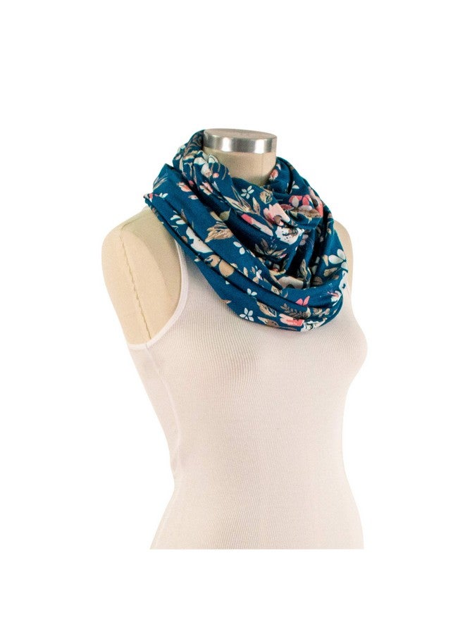 Bebe au Lait Bebe au Lait 5-in-1 Multi-Use Cover: Nursing Covers for Breastfeeding, Infinity Scarf, Nursing Shawl, Car Seat Cover, Shopping Cart Cover, Carrier Cover, Privacy Nursing Cover- Midnight Floral - Image 2