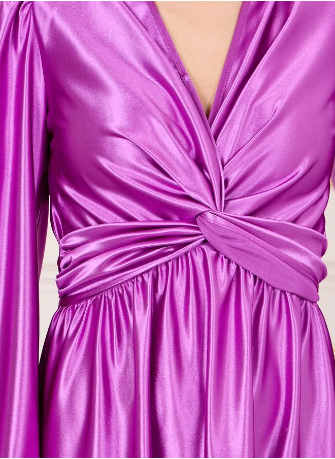 ستايلي Satin Midi Dress