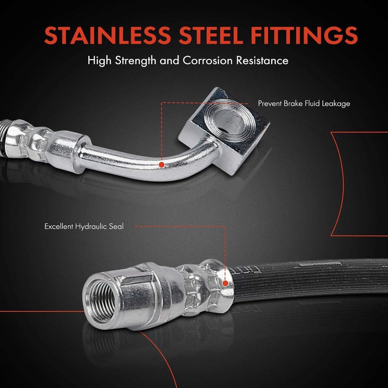 A-Premium Brake Hydraulic Hose for Buick Envision 2016-2018 - Image 4