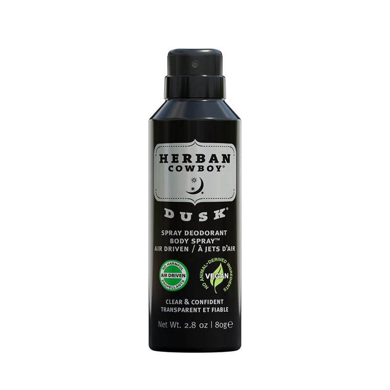Herban Cowboy Dusk Body Spray Deodorant with Hints of Cedar, Lavendar, Lime, and Sandalwood (2.8 oz) - Image 1