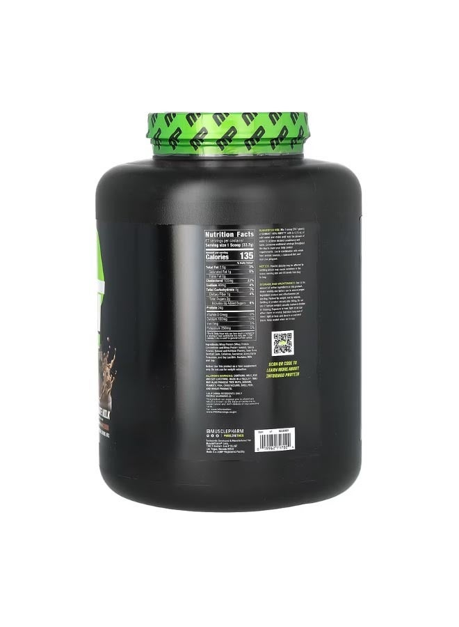 ماسل فارم Combat 100% Whey Protein Chocolate Milk 5 lb 2.24 kg - Image 2