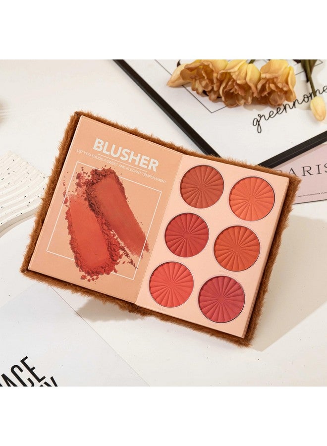 Afflano 4-In-1 Eyeshadow,Highlighter,Blusher Contour,Contour Bronzer Powder Eyeshadow Notebook Palette - Multicolor - Image 4