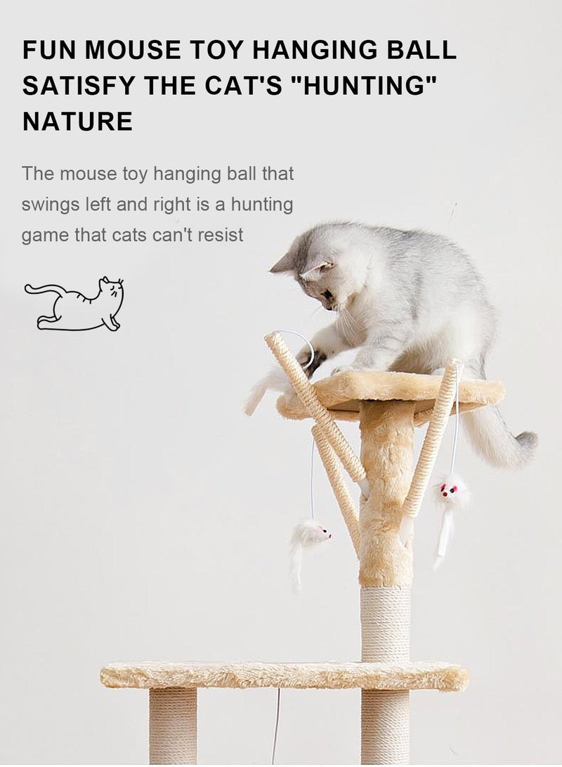 Kidle Cat Tree Cat Climbing Frame Cat Scratching Post Cat House Cat Toys - Image 3