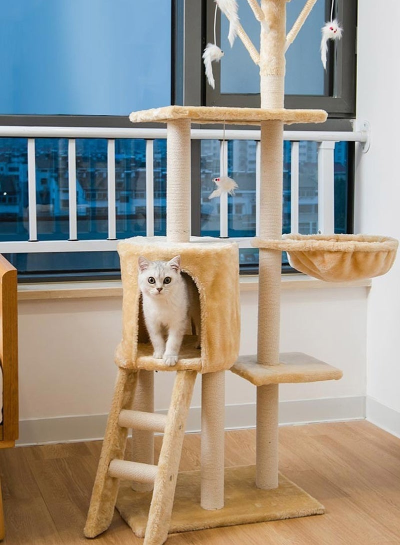 Kidle Cat Tree Cat Climbing Frame Cat Scratching Post Cat House Cat Toys - Image 5
