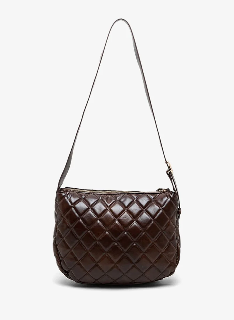ANNE KLEIN  Anne Klein Quilted Pu Crossbody Bag for Women | Best Price UAE