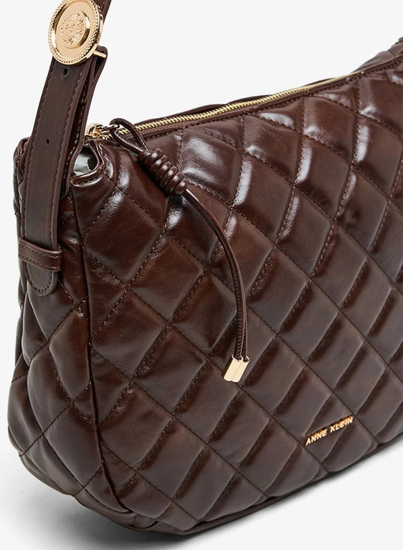 ANNE KLEIN  Anne Klein Quilted Pu Crossbody Bag for Women | Best Price UAE