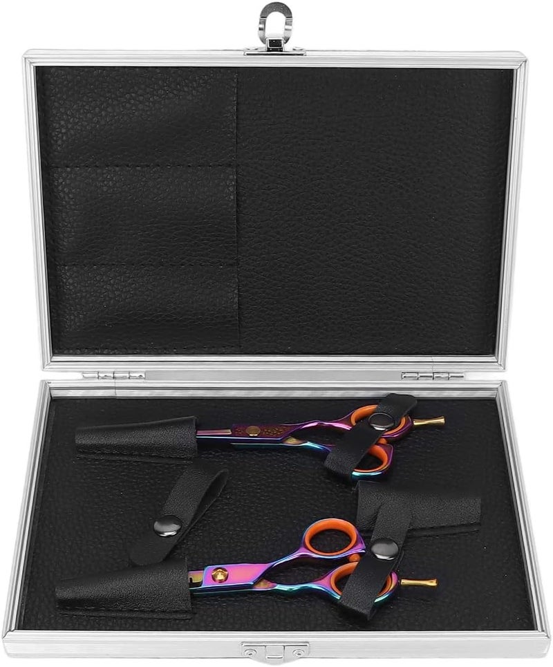 klarako Hair Cutting Scissors Kits,2 Pcs Professional Haircut Scissors with Storage Bag,Hair Cutting Shears for Men Women Pets Hair Salons Barber Shops Home - Image 1