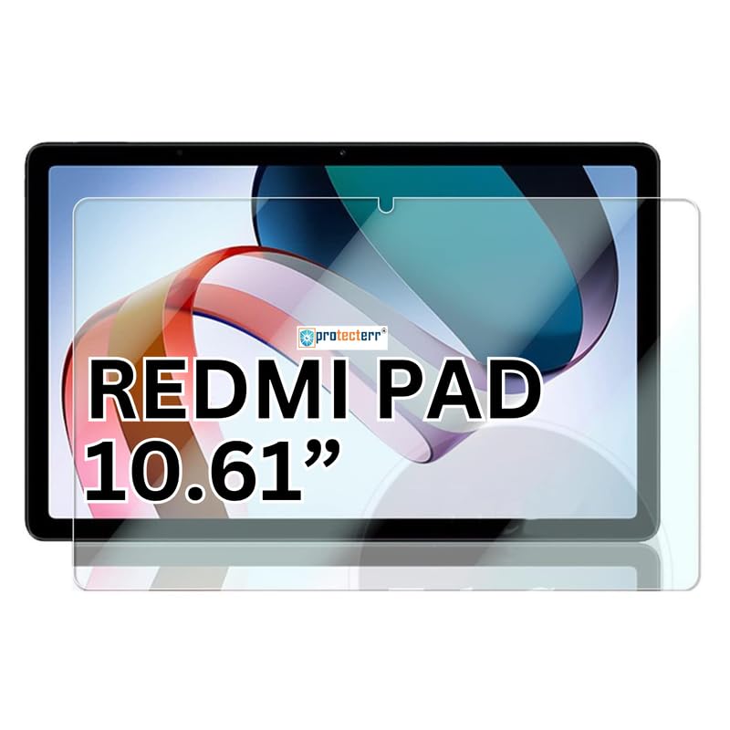 PROTECTERR 1 Pack | Screen Protector Guard for Redmi Pad 10.61 inch - Ultra-Thin, HD Clear, 9H Hardness, Anti-Scratch, Bubble Free, Edge-to-Edge Easy Install (Not Tempered Glass) - Image 1
