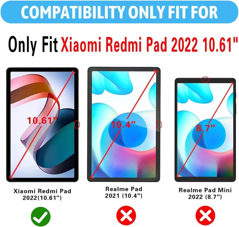 PROTECTERR 1 Pack | Screen Protector Guard for Redmi Pad 10.61 inch - Ultra-Thin, HD Clear, 9H Hardness, Anti-Scratch, Bubble Free, Edge-to-Edge Easy Install (Not Tempered Glass) - Image 2