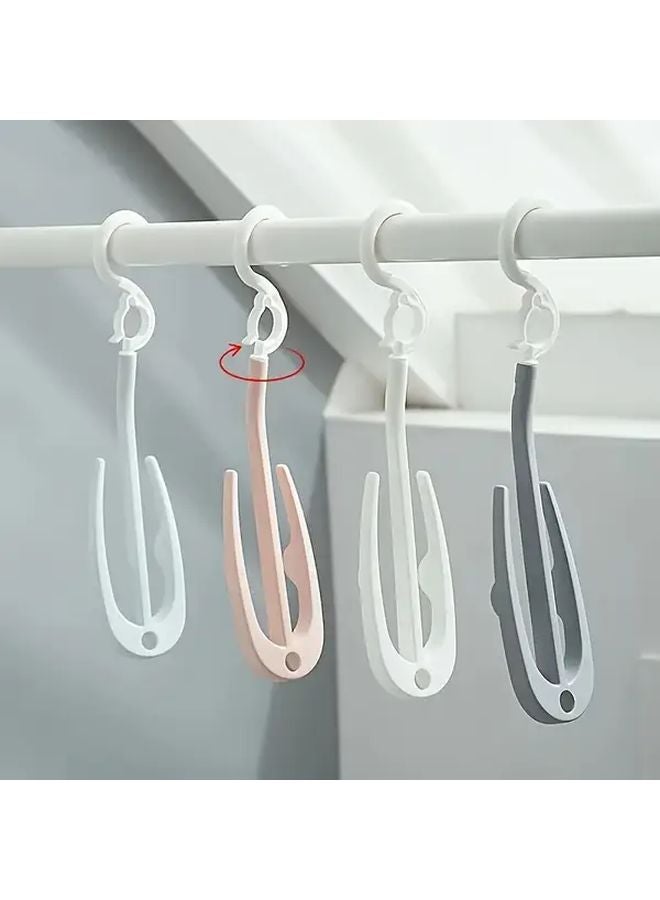 1PC Random Color Portable Plastic Hanging Shoe Rack For Slippers Footwear Drying - Image 5