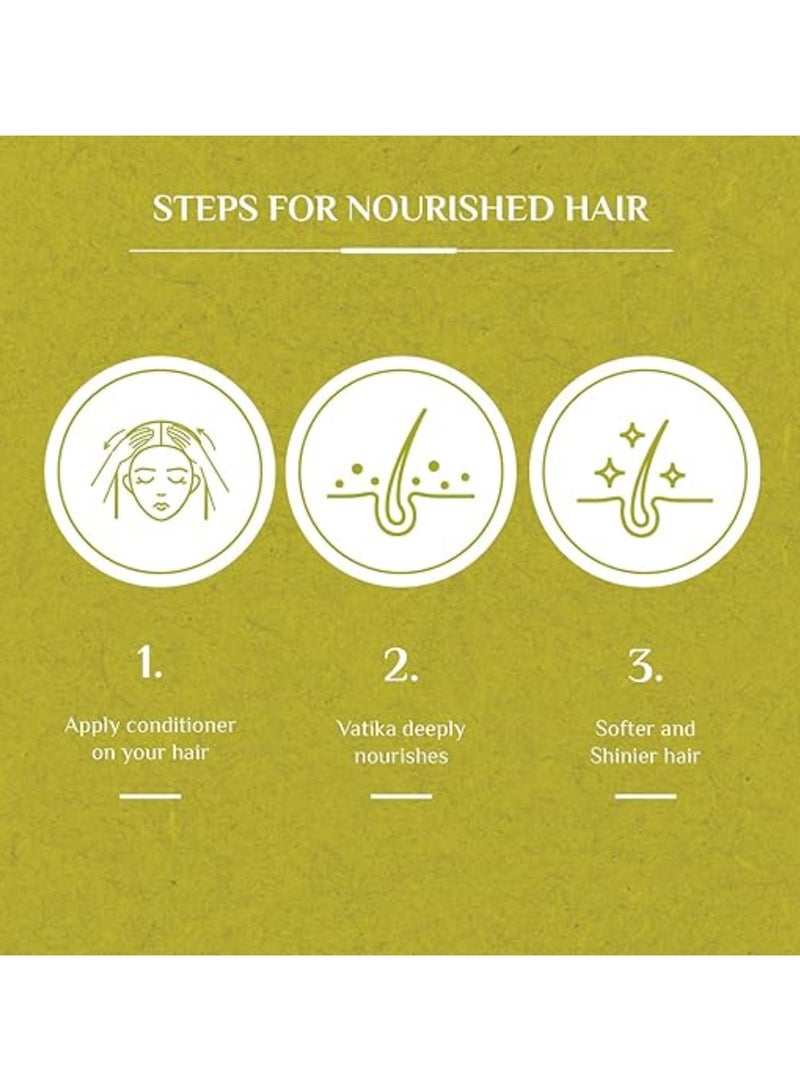 فاتيكا بلسم ناتشورالز بالزيتون والحناء للشعر العادي - 360 مل - Image 3