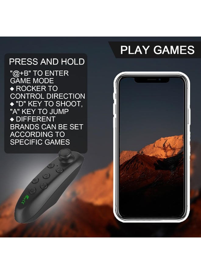 Mini VR Remote Controller Gamepad Bluetooth Control for Mobile Phone, Bluetooth Selfie Timer Joystick for Android, for IOS, for Tablet - Image 4