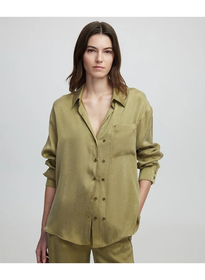 ابيكول Shirt With Double Row Of Buttons