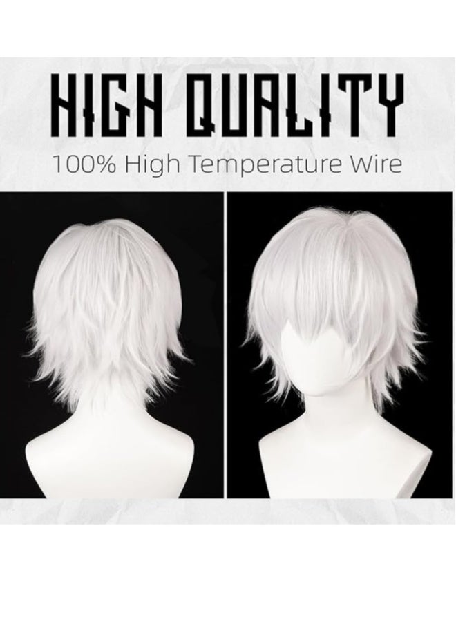 High School Cosplay Costume for Men Women Adult Japenese Anime Cosplay Outfit with Wig Glasses - Image 4