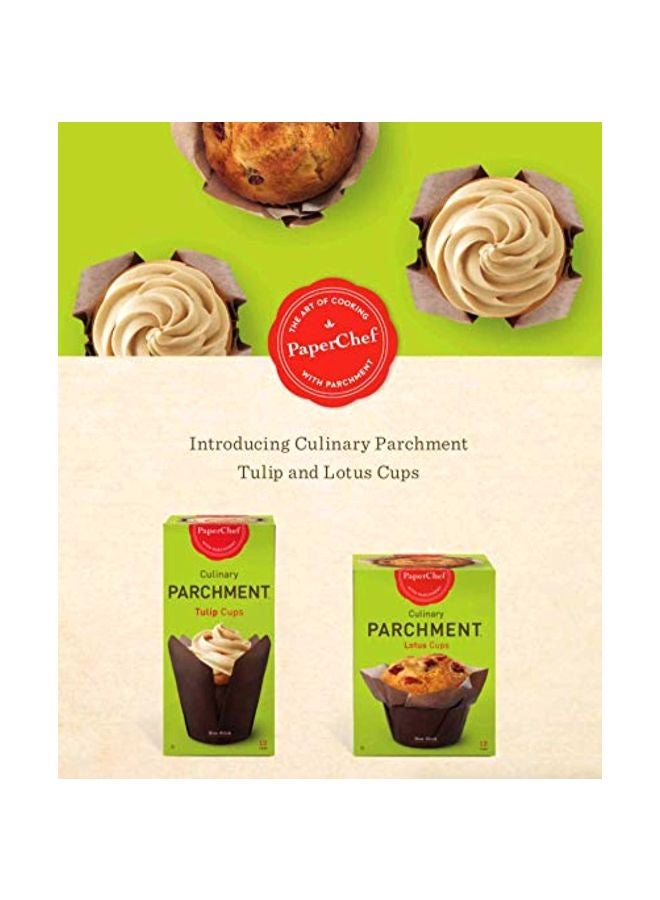 PaperChef - Parchment Lotus Baking Cups - Easy Release, Non-Stick Paper - 12 count - Image 4