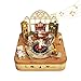 Tonecheer Wooden Music Box Puzzle for AdultsDIY Rotating Music Box Kit 3D Creative Musical Puzzle Crafts Model Building Kits Desk Decor for Teens Kids Birthday Gift Cats Family - Image 3