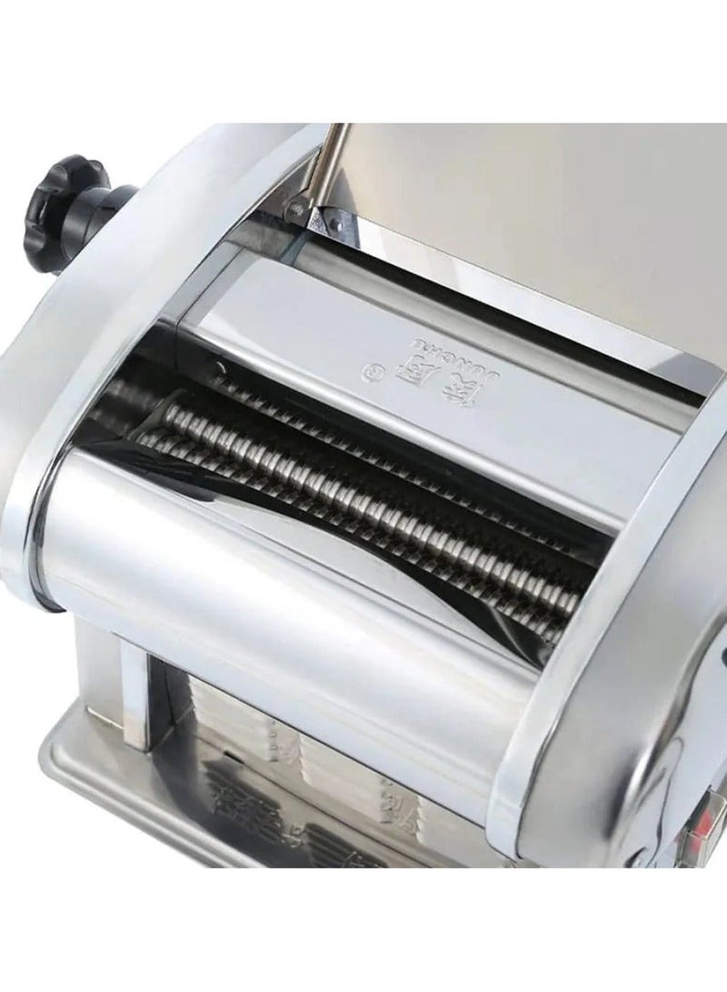 Denx DX3220 Electric Pasta Maker - 130W, Stainless Steel Design, Non-Slip Base and Dough Thickness Adjustment - Prepare Fresh, Restaurant-Quality Pasta at Home - Image 5