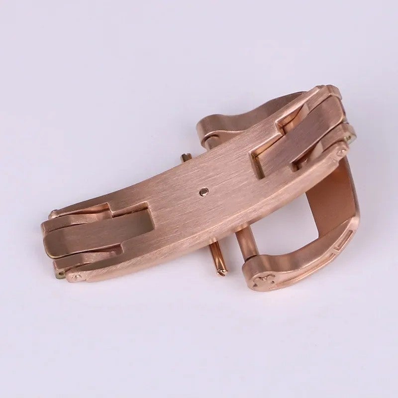 Bluejw Replacement Butterfly Buckle Clasp for Apple Watch Bracelet Strap – Folding 304L Stainless Steel Watch Band Closure - Image 5