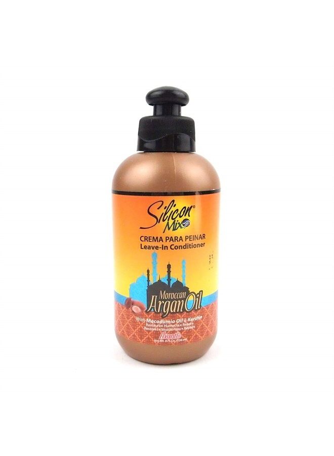 Silicon Mix Argan Oil with Macadamia Oil And Keratin, 8 Ounce  - Image 1