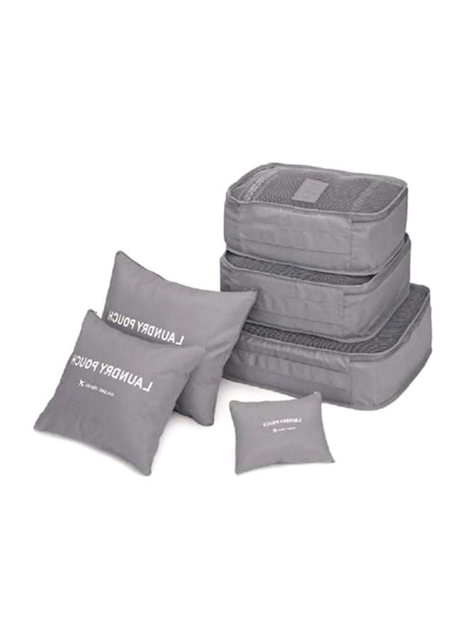 6-Piece Packing Organizer Set Grey One Size inch - Image 2