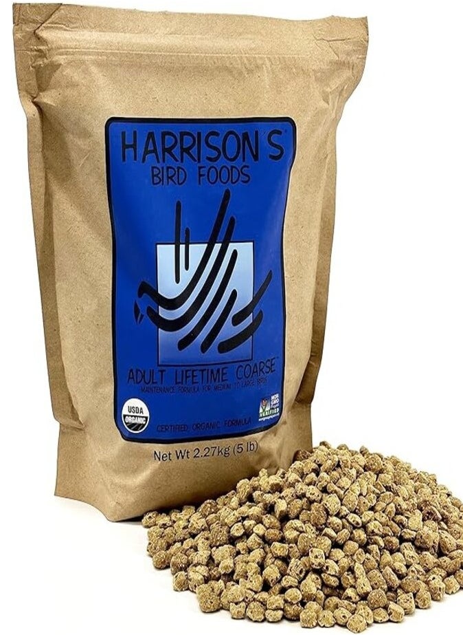 Harrison's Bird Foods harrisons bird food adult lifetime coarse 5lb 2.27kg  - Image 1