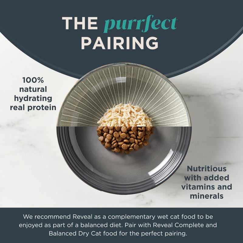 Reveal Natural Wet Canned Cat Food, Limited and Natural Ingredients, Grain Free, High Protein with No Artificial Additives, Tuna in Gravy (24 x 2.47 oz Cans) - Image 5