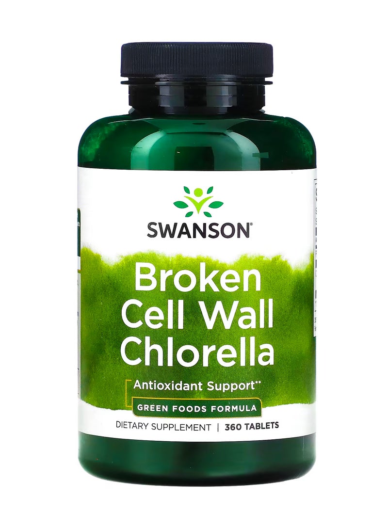 سوانسون مكسورة الجدار الخلوي الكلوريلا  360 قرصًا