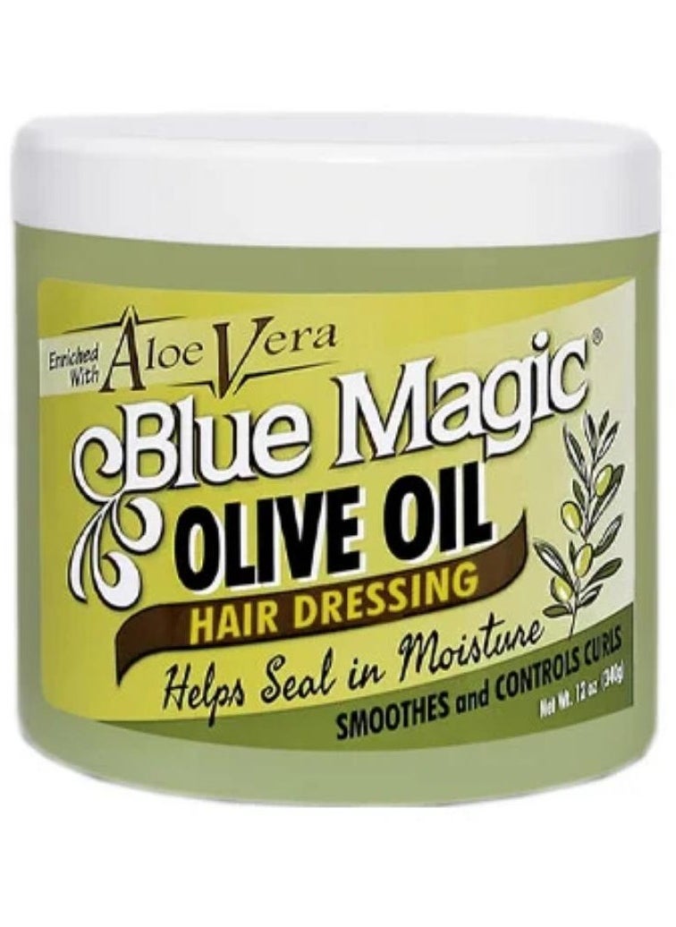 BLUE MAGIC Olive Oil Hair Dressing 340g 