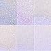 YesLady White Holographic Sequins 3D Nail Art Glitters Powder Manicure Decoration 6Pots - Image 3