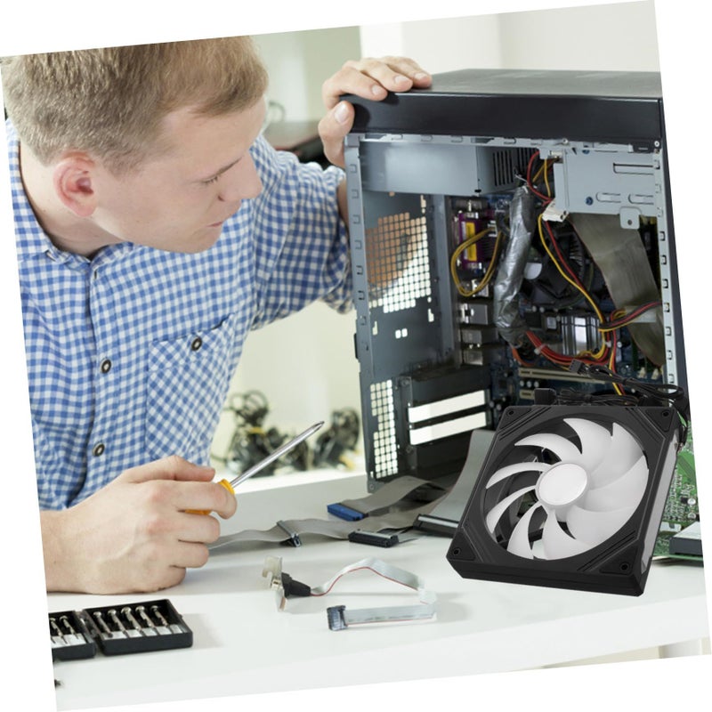 Mirror RGB ARGB PC Case Fan 120mm Quiet Cooling with Motherboard Sync - Image 5