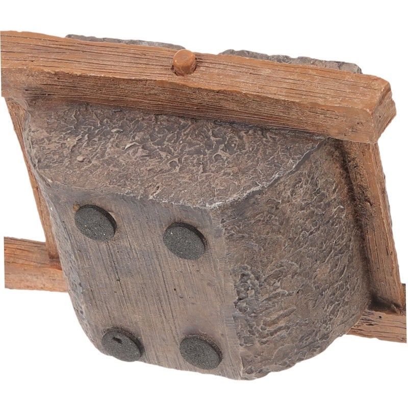 Creative Resin Desktop Ashtray Coffee 10x6cm Smooth Compact Home Office Decor - Image 3