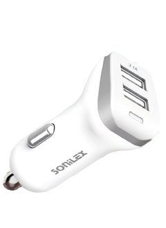 SOniLEX SL-CC24 Car charger dual port compatible with IOS & android  - Image 2