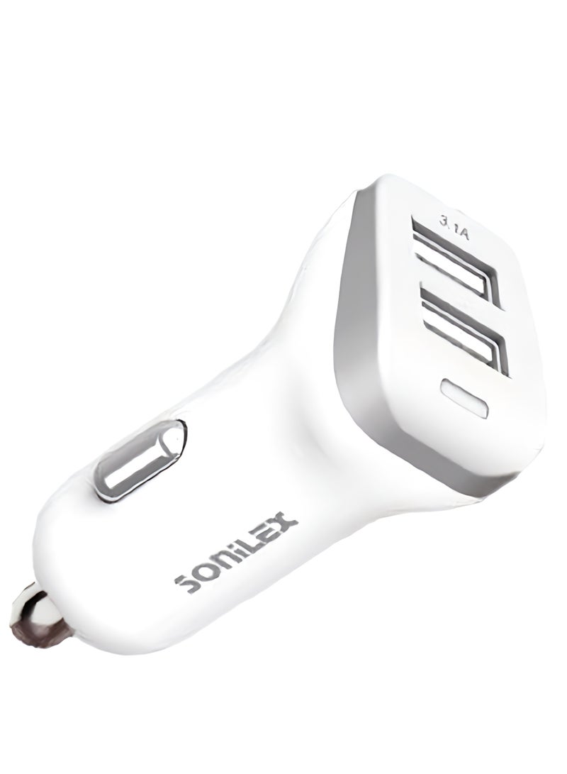 SOniLEX SL-CC24 Car charger dual port compatible with IOS & android - Image 2