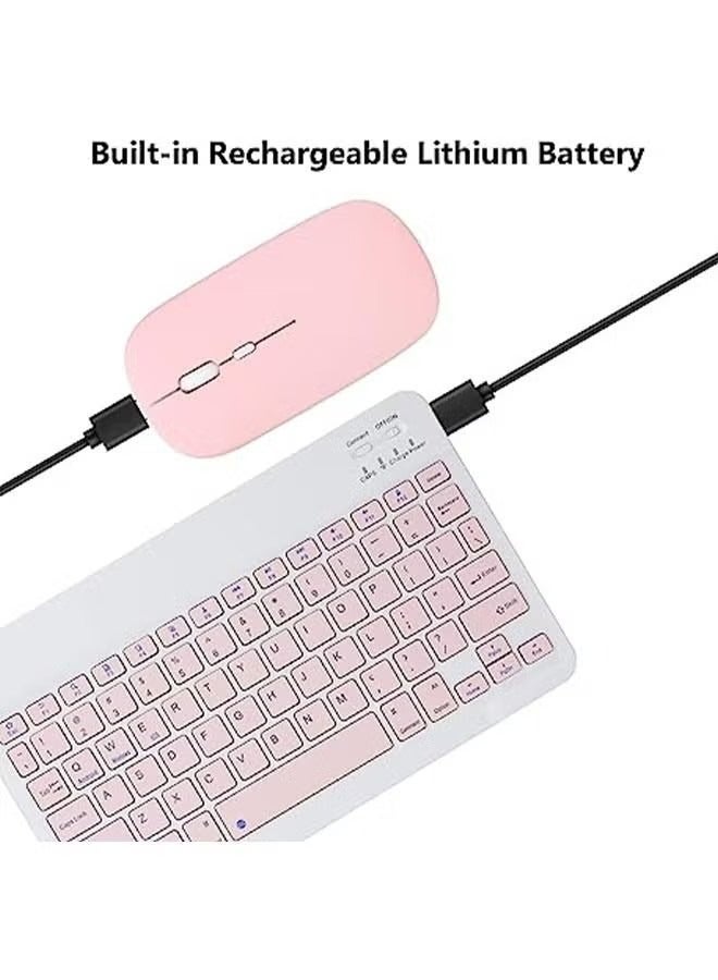 إكس ليفيل شاحن بلوتوث لوحة المفاتيح والفأرة الجمع بين الترا رقيقة المحمولة المدمجة اللاسلكية الماوس لوحة المفاتيح كيت - Image 4