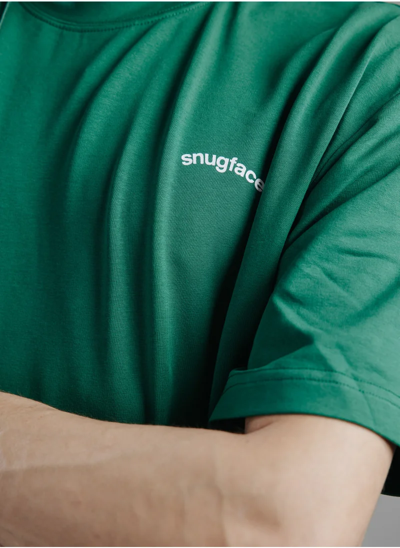 سناج فيس Snugface The Printed Oversized Tshirts, Green, SF15-3GRN-L