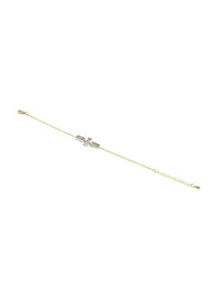 14K Gold Plated Elements Chain Bracelet